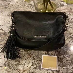 Roomy MK All Leather bedford flap Shoulder Bag
